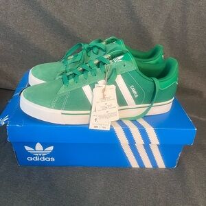 Adidas Originals Campus Vulc Shoes Men’s Size 12 Green Streetwear Style